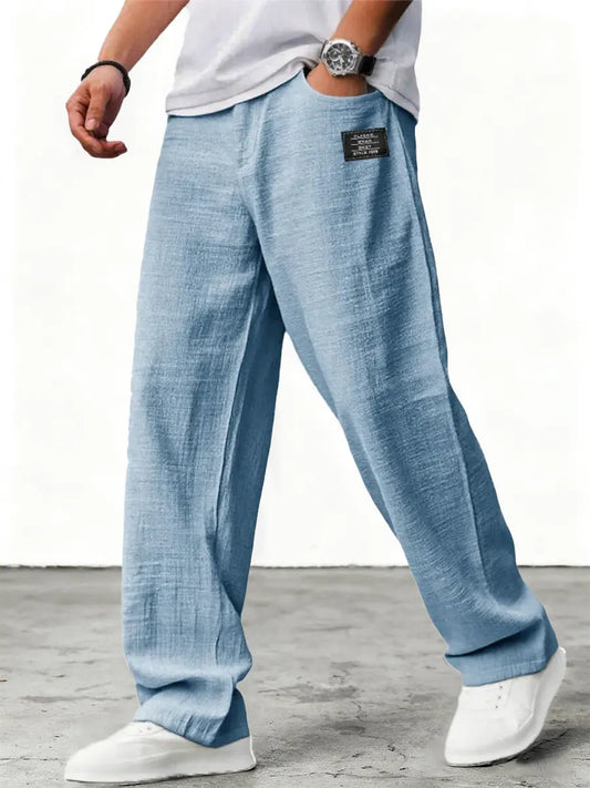 Coastal Ease Relaxed Linen Feel Trousers