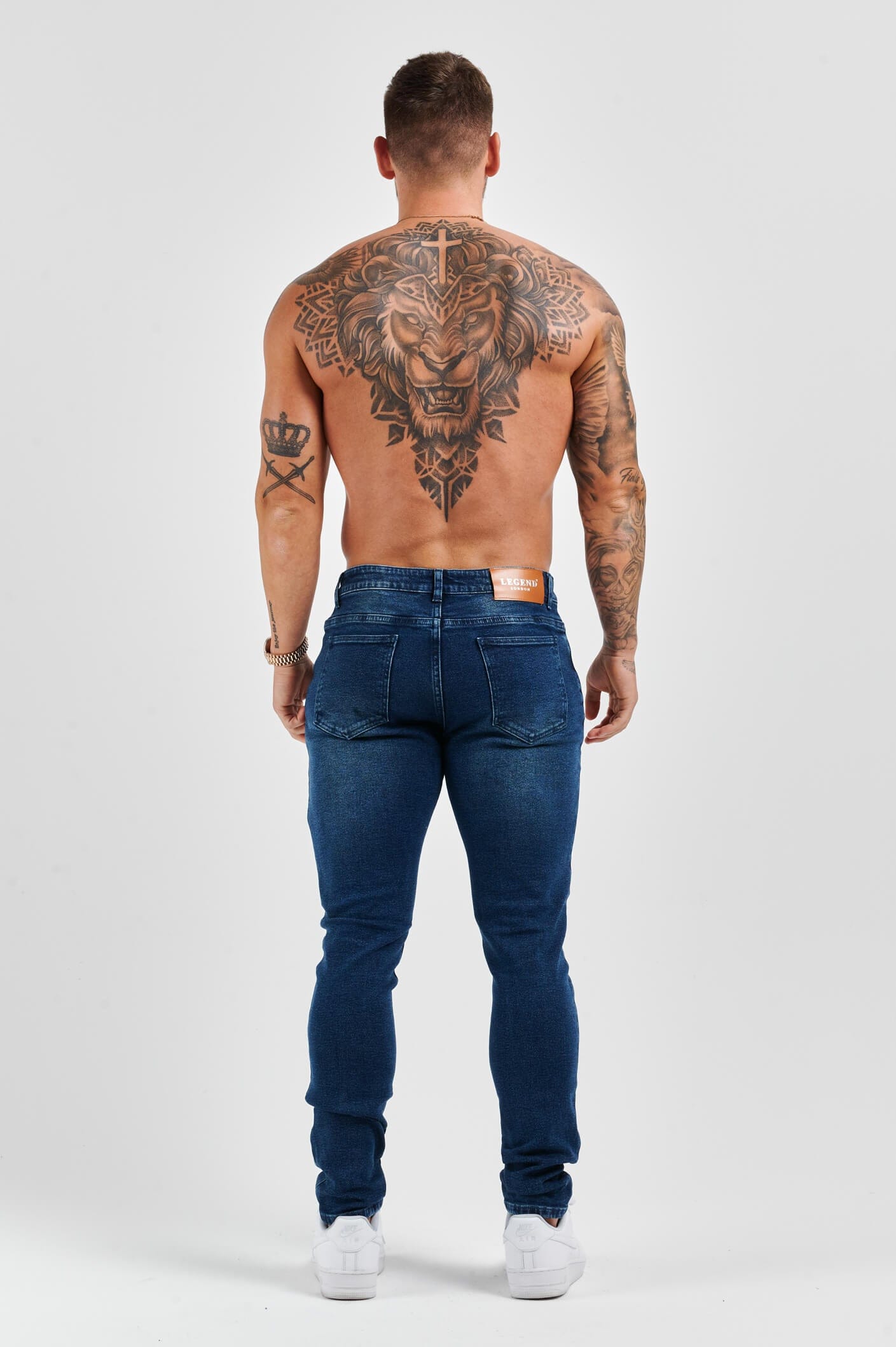 ΤΖΙΝ SLIM FIT 2.0 - ΣΚΟΥΡΟ ΜΠΛΕ ΡΟΥΧΟ ΜΕ ΞΕΒΑΜΜΕΝΟ ΕΦΕ