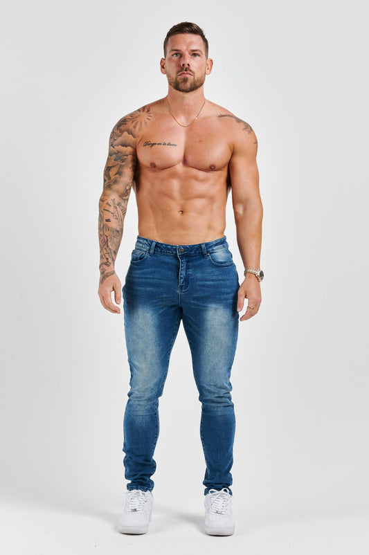 SLIM FIT ΤΖΙΝ 2.0 - ΖΩΝΤΑΝΟ ΜΠΛΕ