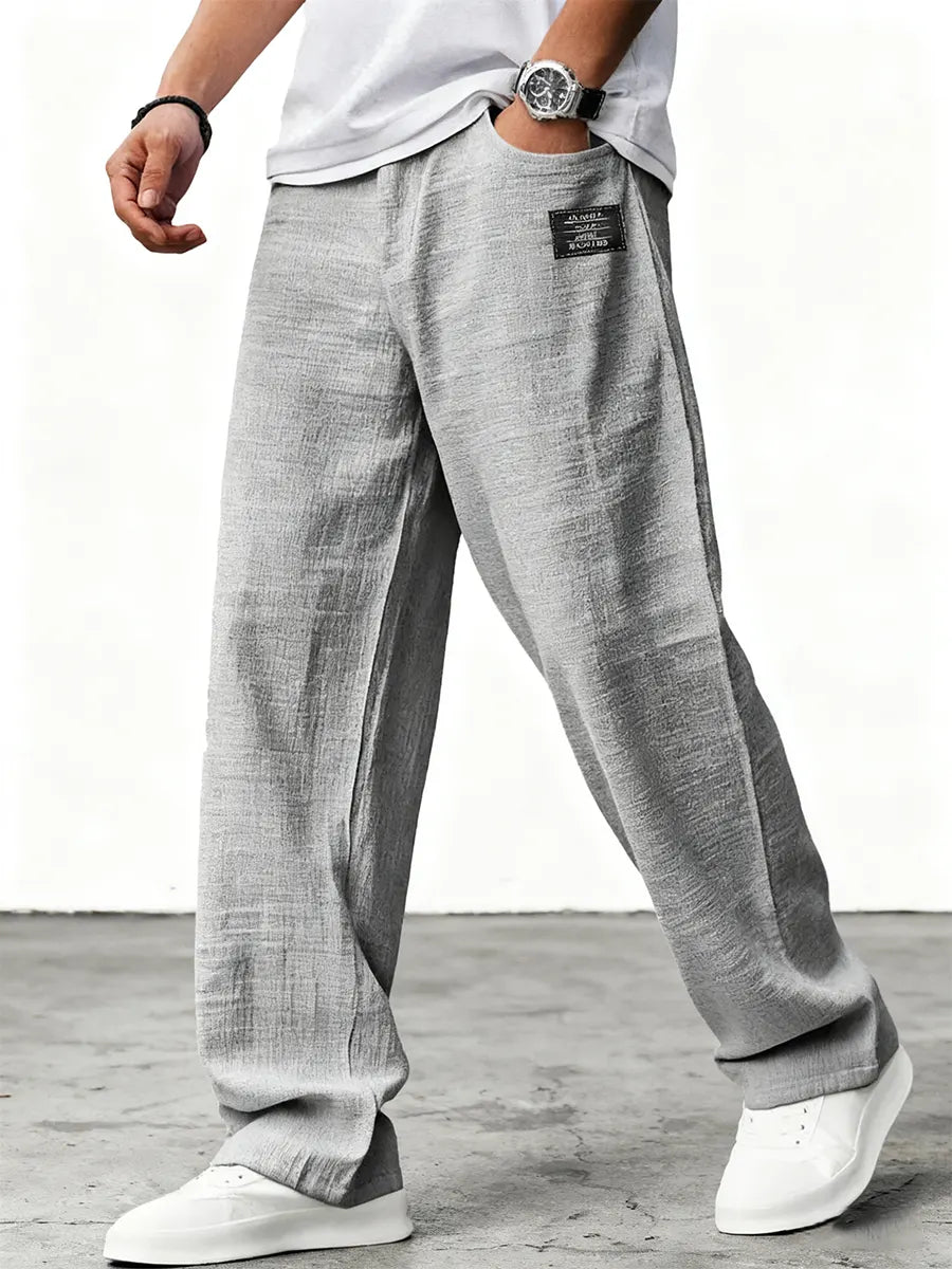 Coastal Ease Relaxed Linen Feel Trousers