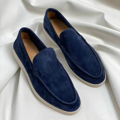 Men's Loafers Elegant Luxury Modern Suede Style