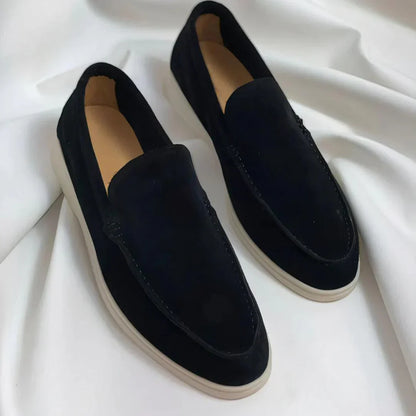 Men's Loafers Elegant Luxury Modern Suede Style