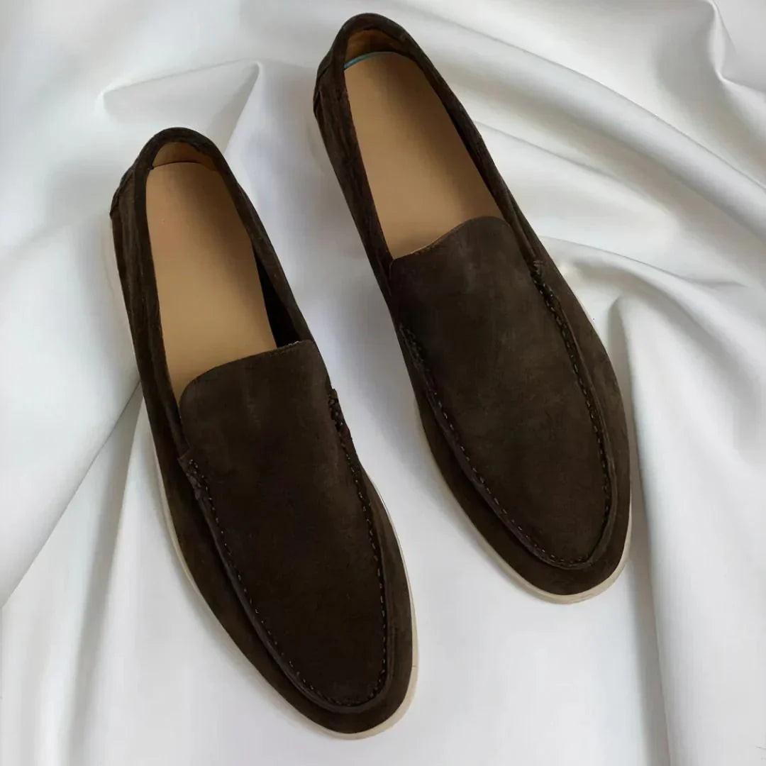 Men's Loafers Elegant Luxury Modern Suede Style