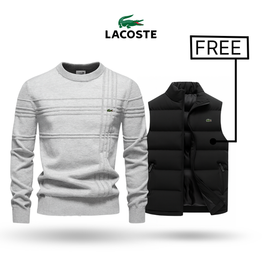LАCΟSTE | Πουλόβερ Premium + Στυλάτο Γιλέκο ΔΩΡΕΑΝ