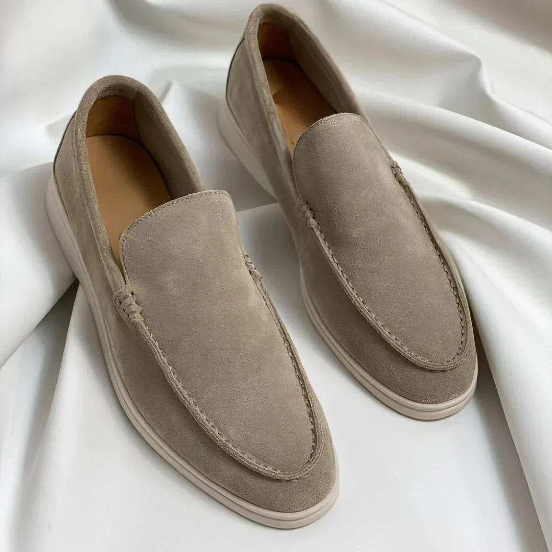 Men's Loafers Elegant Luxury Modern Suede Style
