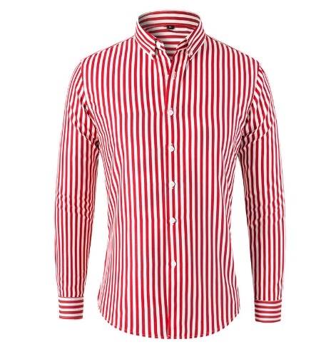 Men's Striped Shirt Luxurious Relaxed Elegance