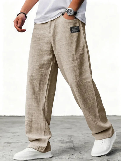Coastal Ease Relaxed Linen Feel Trousers