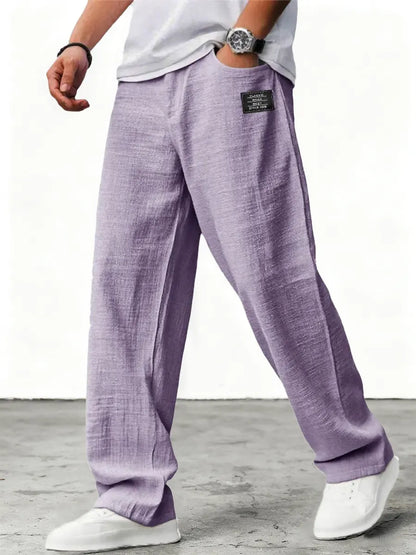 Coastal Ease Relaxed Linen Feel Trousers