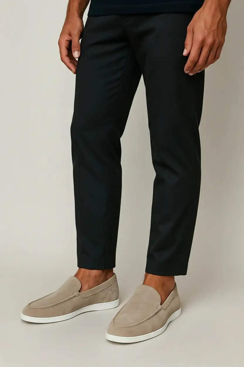 Men's Loafers Elegant Luxury Modern Suede Style