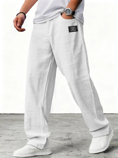 Coastal Ease Relaxed Linen Feel Trousers