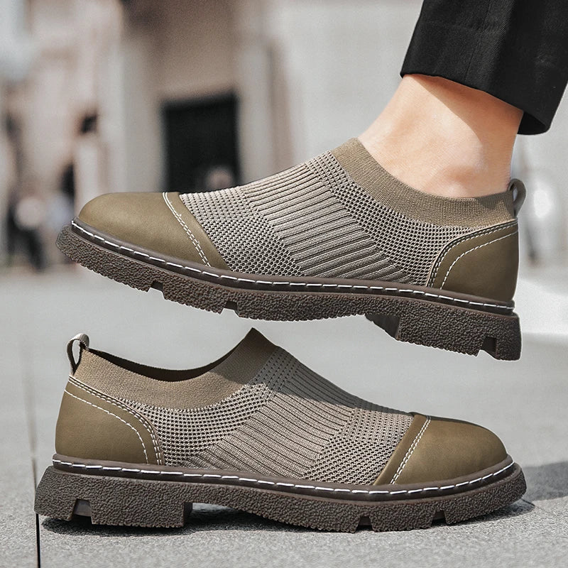 Anti slip slip on Breathable Sneakers Dress Casual s Size 38-44 for Men