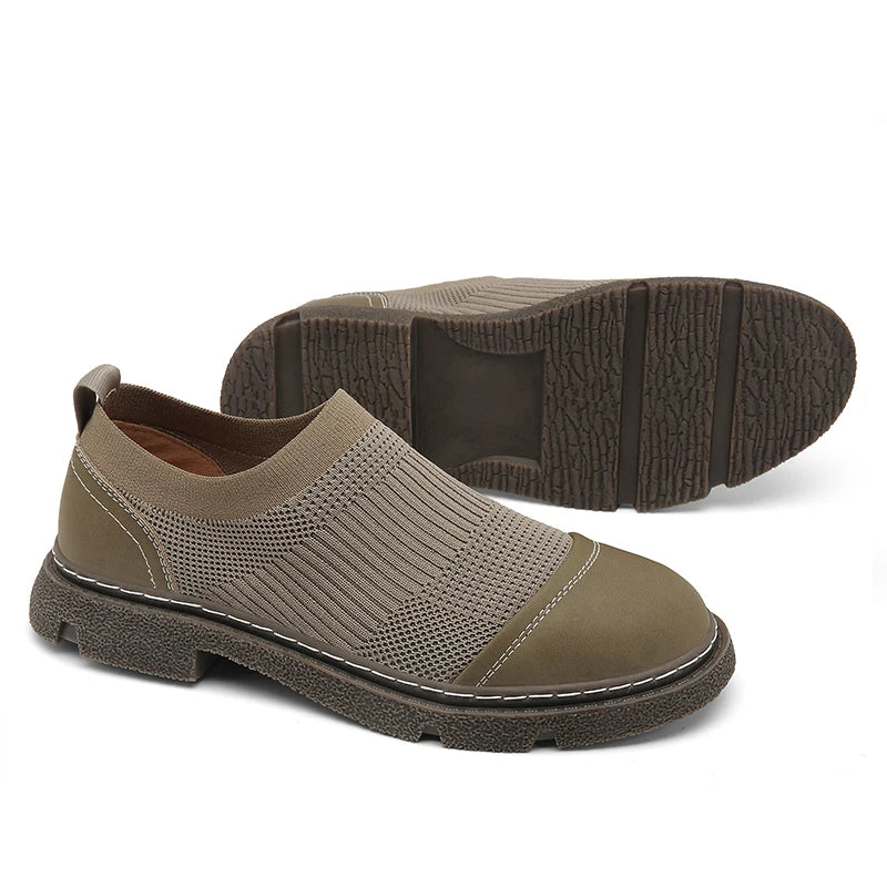 Anti slip slip on Breathable Sneakers Dress Casual s Size 38-44 for Men