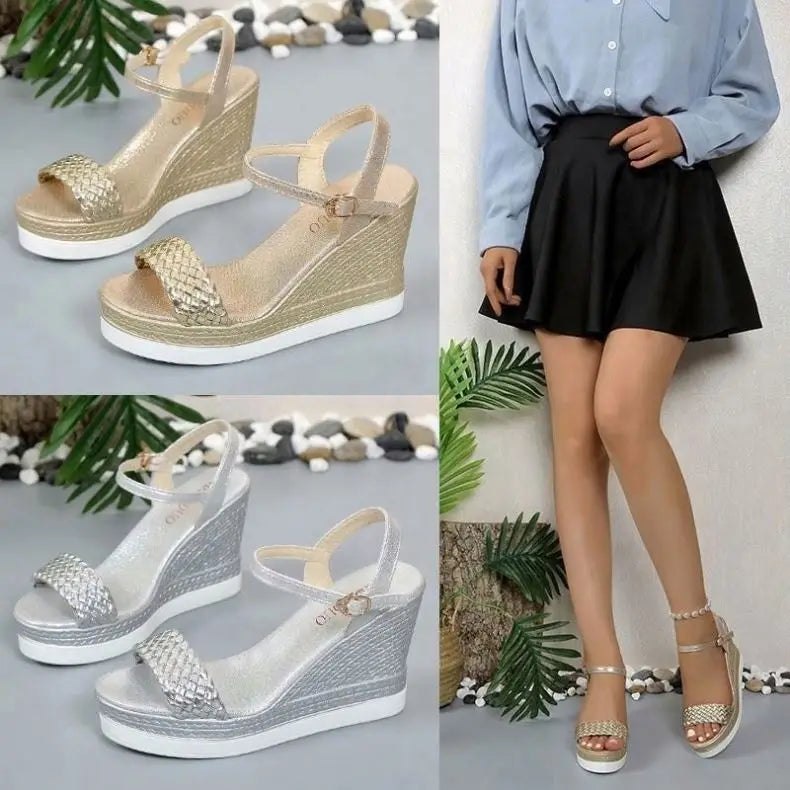 Platform Wedge Sandals "Aurelia Lift"