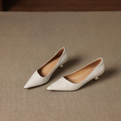 Elar Genuine Leather Heels