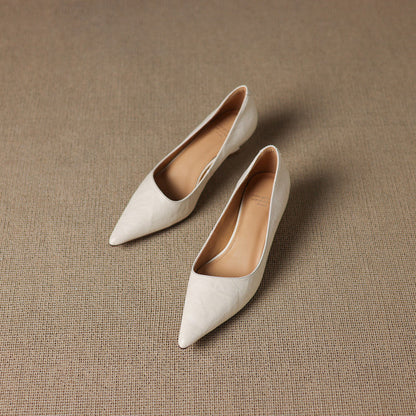 Elar Genuine Leather Heels