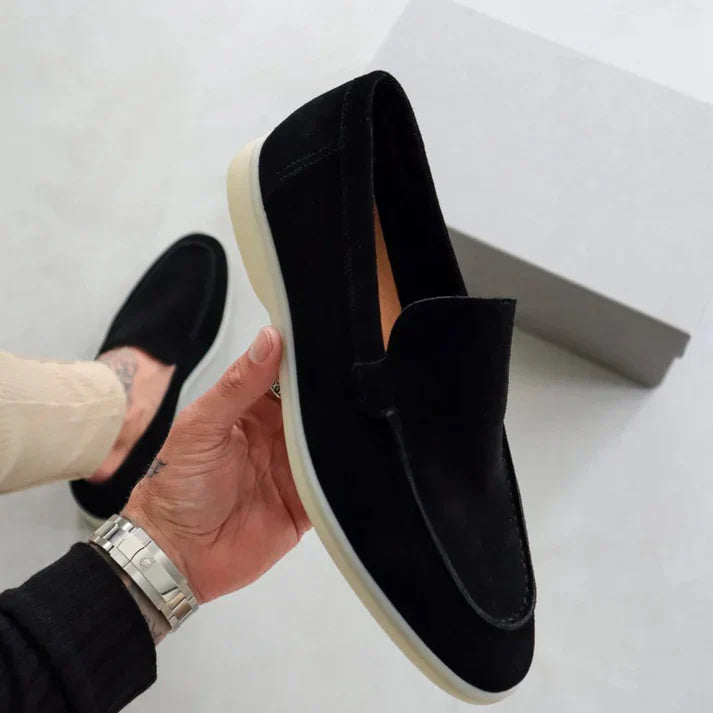 Men's Loafers Elegant Luxury Modern Suede Style