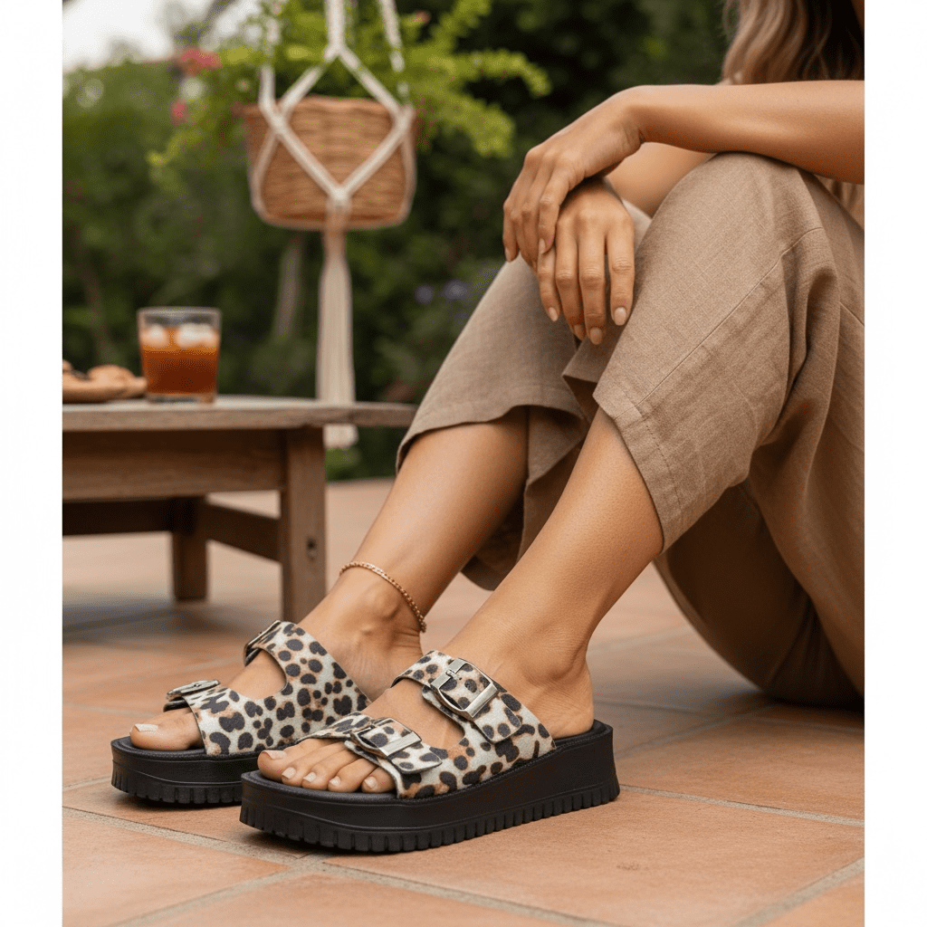 ΓΥΝΑΙΚΕΙΑ ΖΥΜΑΡΕΝΙΑ ΑΝΑΤΟΜΙΚΗ ANIMAL PRINT ΠΑΝΤΟΦΛΑ 9903