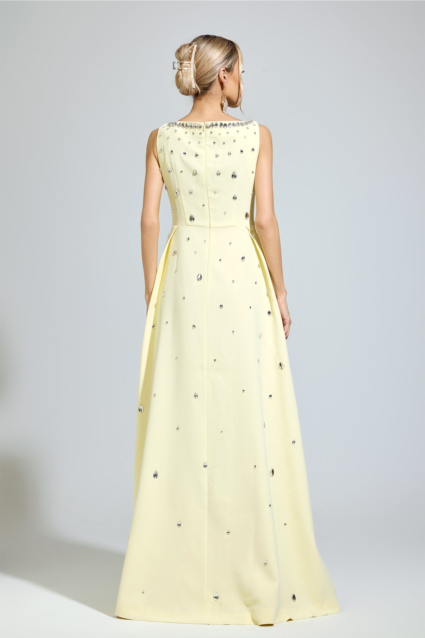 Μακρύ φόρεμα Quinn σε κίτρινο χρώμα