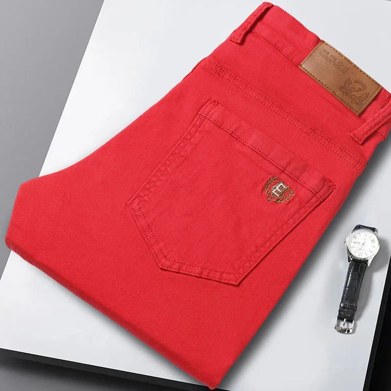 Men's Jeans Stretchy Modern Elegance