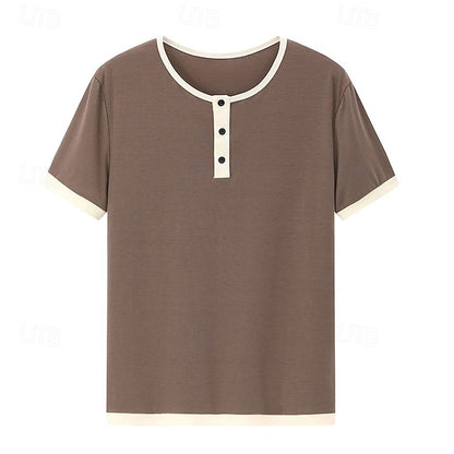Μπλουζάκι Henley Riviera Color-Block