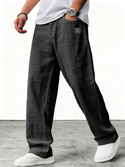 Coastal Ease Relaxed Linen Feel Trousers
