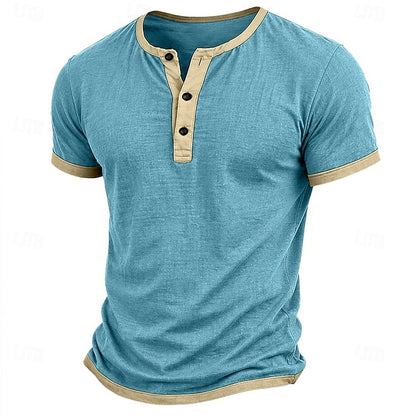 Μπλουζάκι Henley Riviera Color-Block