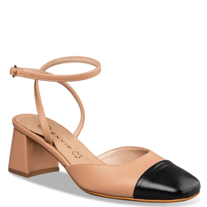 ΓΟΒΕΣ SLINGBACK ΜΕ ΜΕΣΑΙΟ ΤΑΚΟΥΝΙ