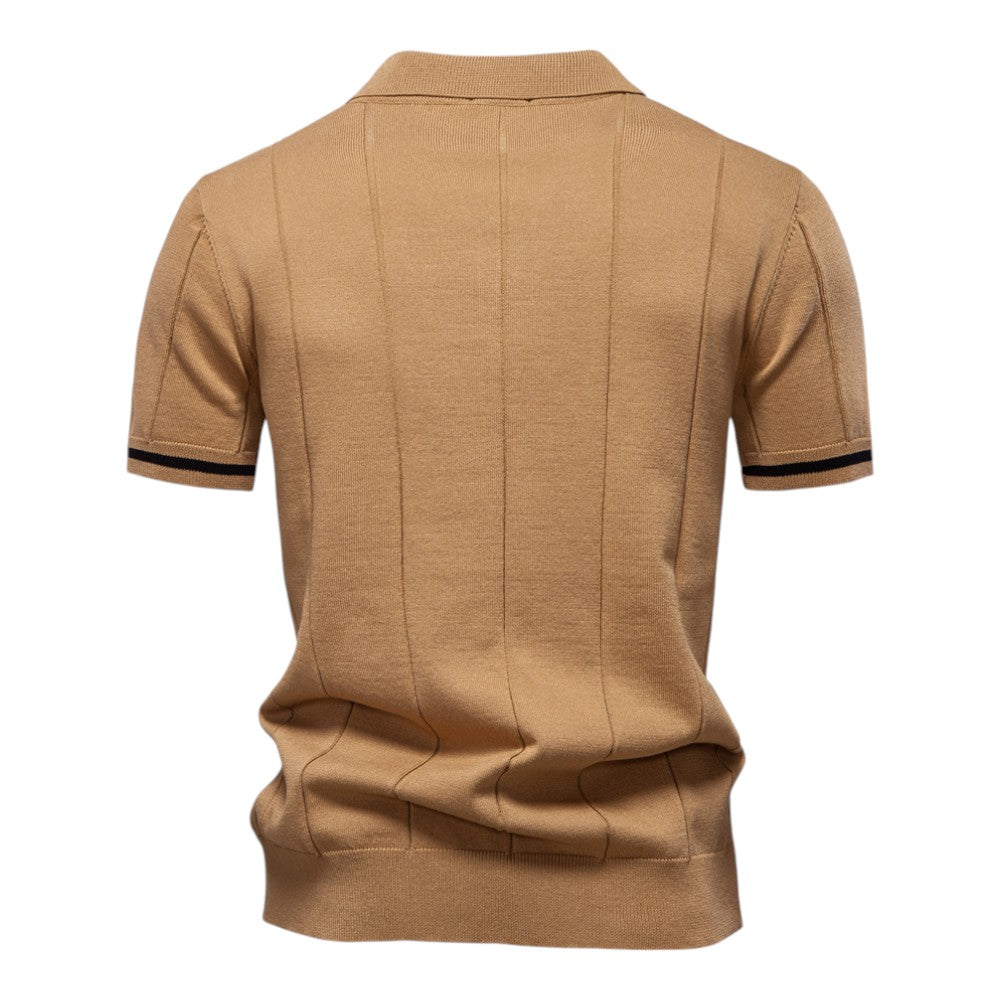 Hermes Smart Knit Polo Zipper
