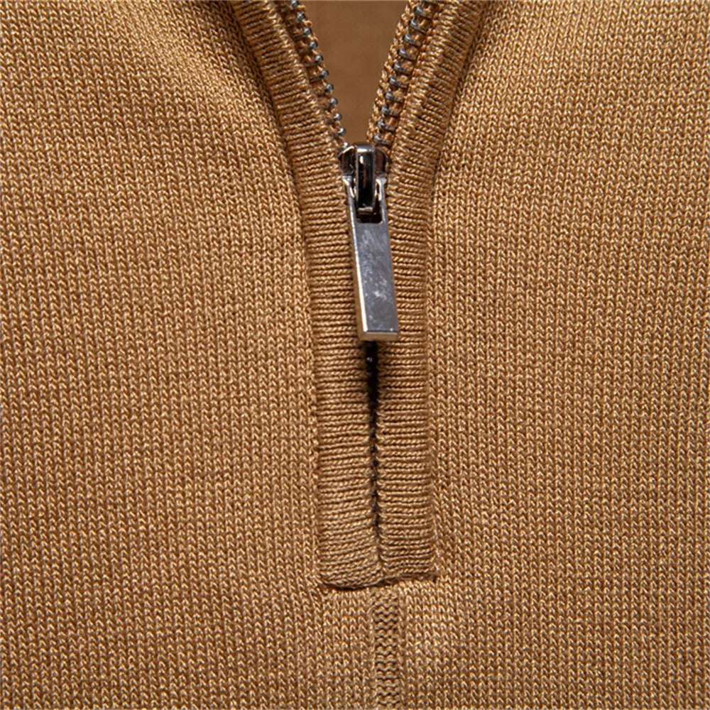 Hermes Smart Knit Polo Zipper