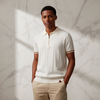 Hermes Smart Knit Polo Zipper