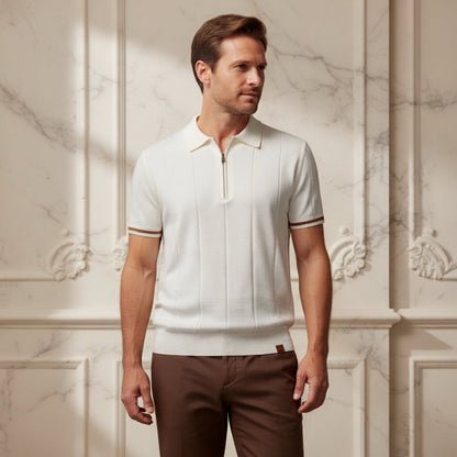 Hermes Smart Knit Polo Zipper