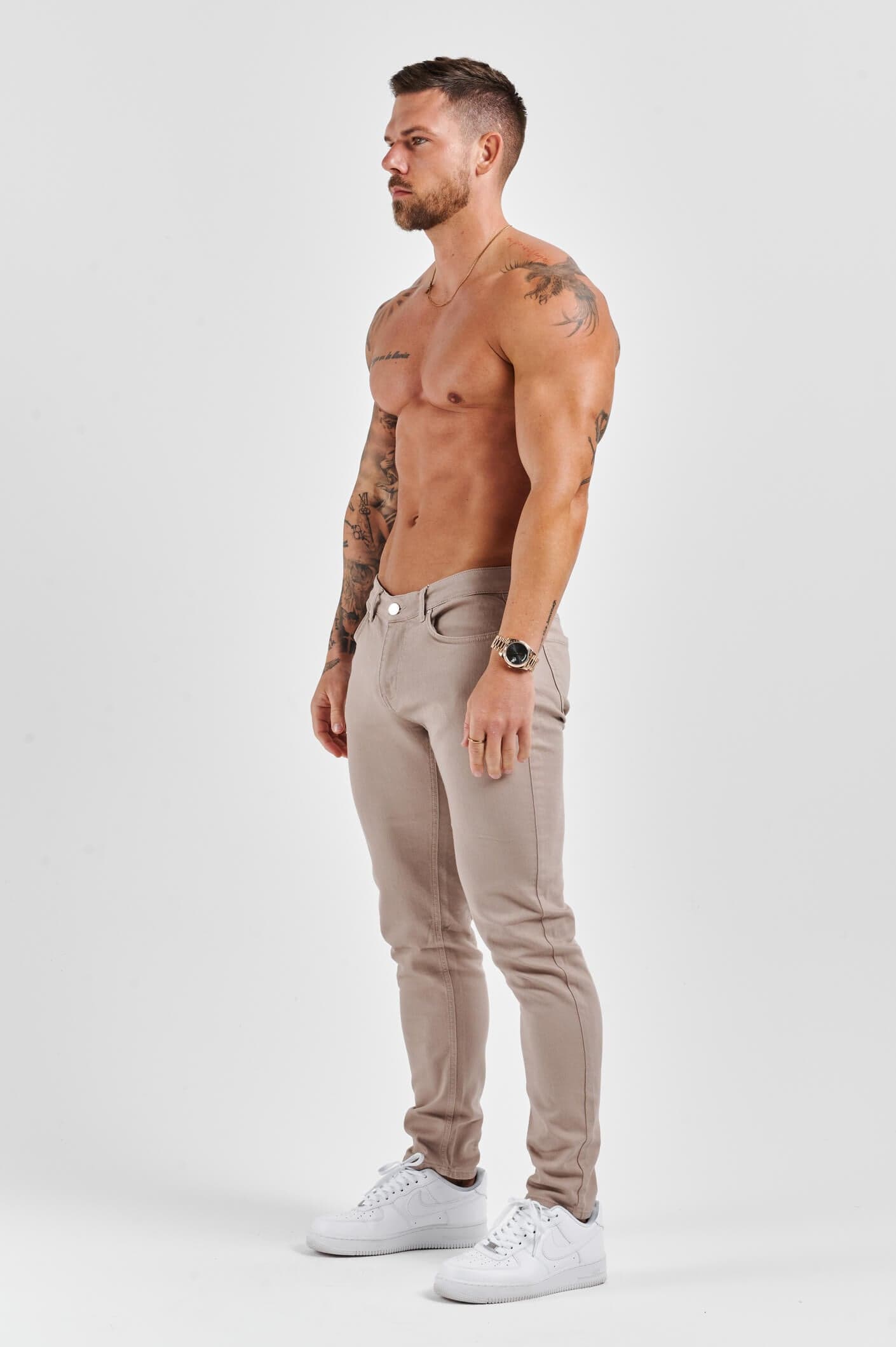 SLIM FIT ΤΖΙΝ 2.0 - ΜΠΕΖ