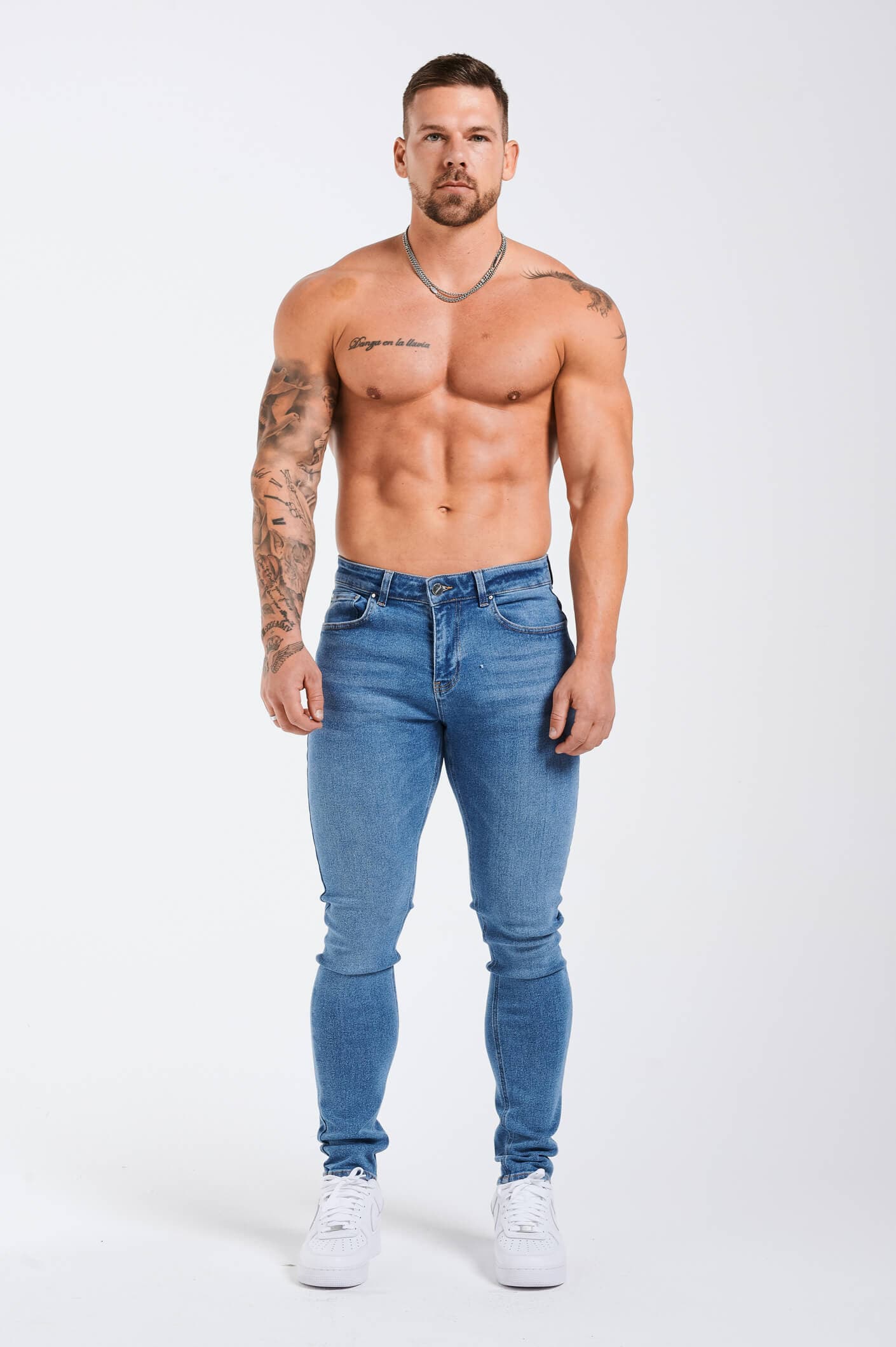 SLIM FIT ΤΖΙΝ 2.0 - ΑΝΟΙΚΤΟ ΜΠΛΕ