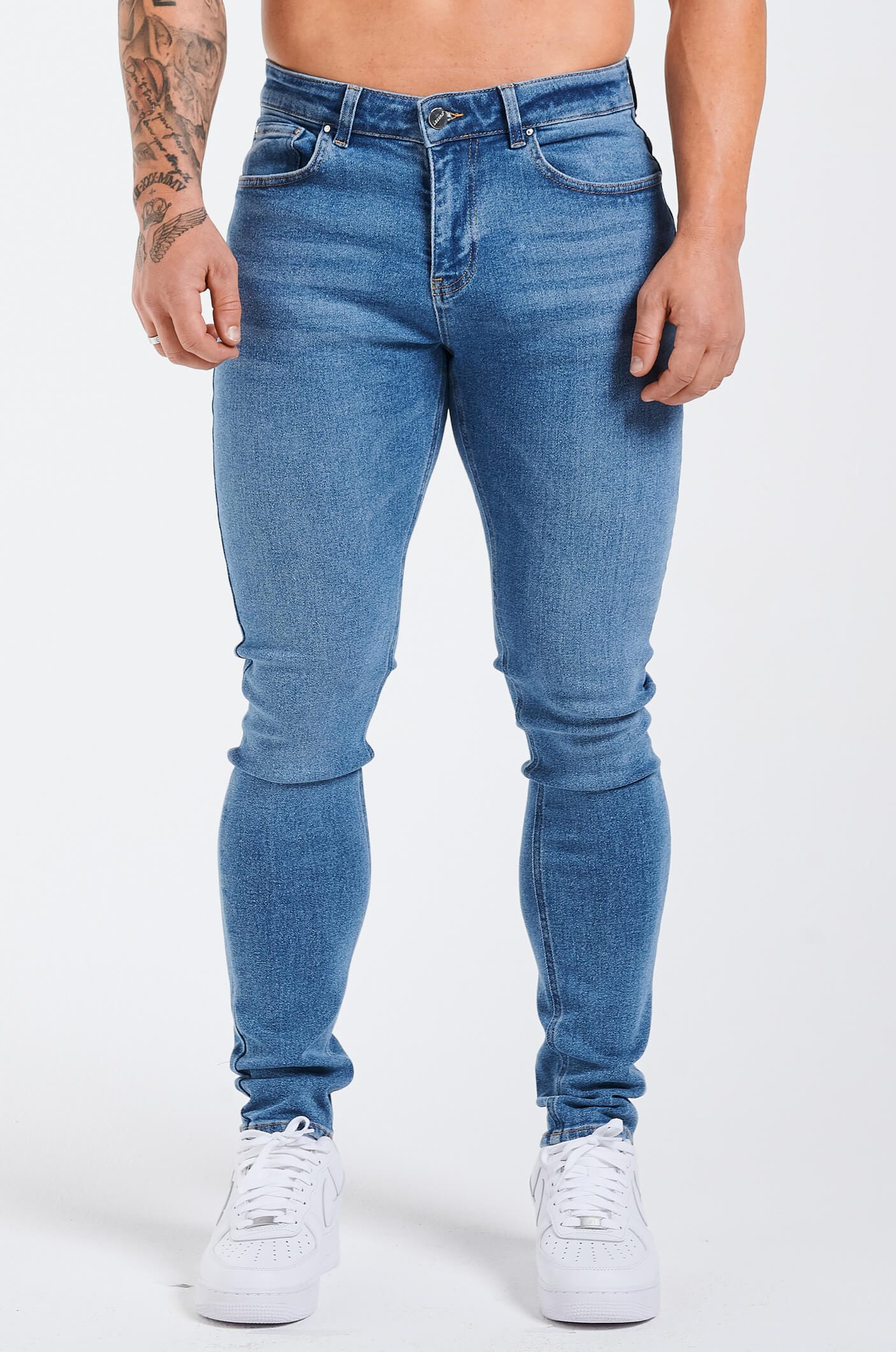 SLIM FIT ΤΖΙΝ 2.0 - ΑΝΟΙΚΤΟ ΜΠΛΕ