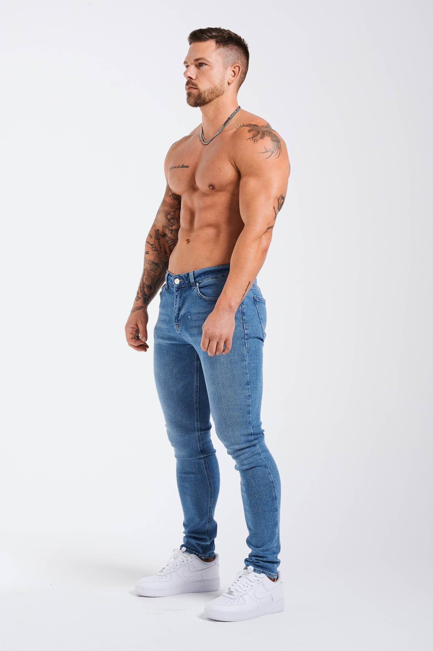 SLIM FIT ΤΖΙΝ 2.0 - ΑΝΟΙΚΤΟ ΜΠΛΕ