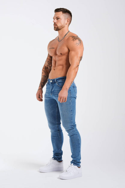 SLIM FIT ΤΖΙΝ 2.0 - ΑΝΟΙΚΤΟ ΜΠΛΕ