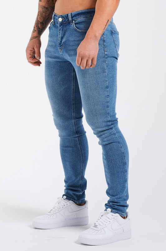 SLIM FIT ΤΖΙΝ 2.0 - ΑΝΟΙΚΤΟ ΜΠΛΕ