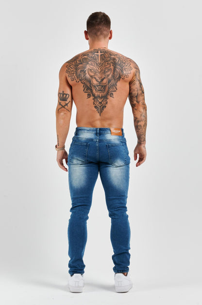 SLIM FIT ΤΖΙΝ 2.0 - ΖΩΝΤΑΝΟ ΜΠΛΕ