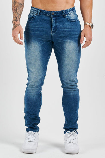 SLIM FIT ΤΖΙΝ 2.0 - ΖΩΝΤΑΝΟ ΜΠΛΕ