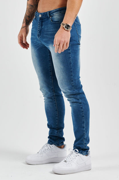 SLIM FIT ΤΖΙΝ 2.0 - ΖΩΝΤΑΝΟ ΜΠΛΕ
