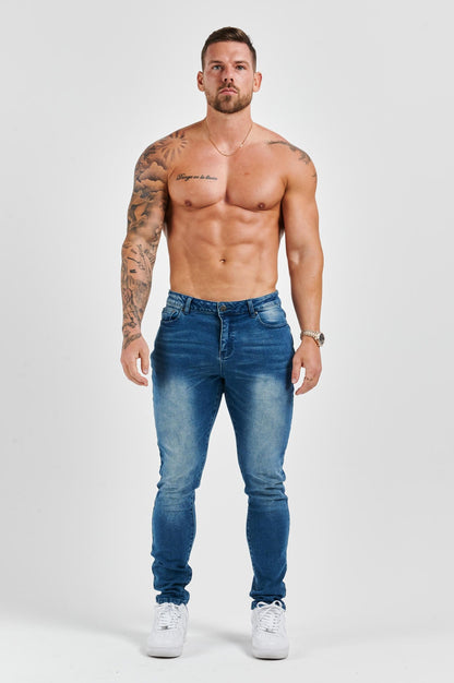 SLIM FIT ΤΖΙΝ 2.0 - ΖΩΝΤΑΝΟ ΜΠΛΕ