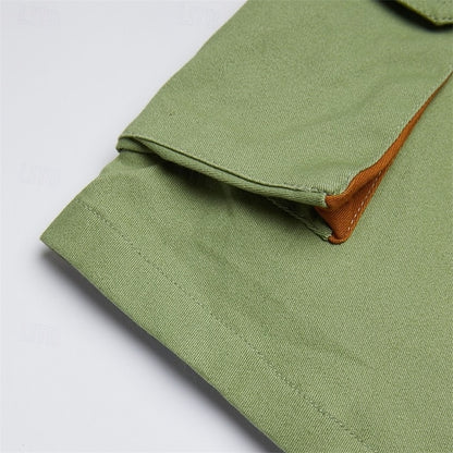 Ανδρικά Σορτς Cargo Tactical Σορτς Cargo Casual Σορτς Τσέπη Ελαστική Μέση Μονόχρωμο Μονόχρωμο Μέχρι το Γόνατο Casual Εξωτερικού Χώρου Streetwear Μόδα Streetwear Μαύρο Χακί Μη Ελαστικό