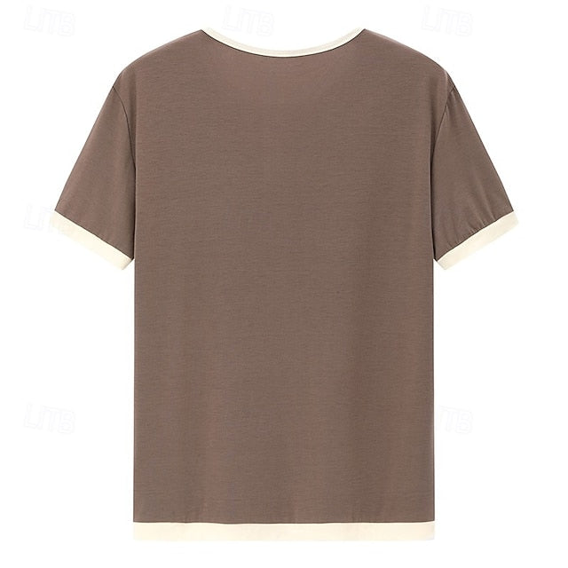Μπλουζάκι Henley Riviera Color-Block