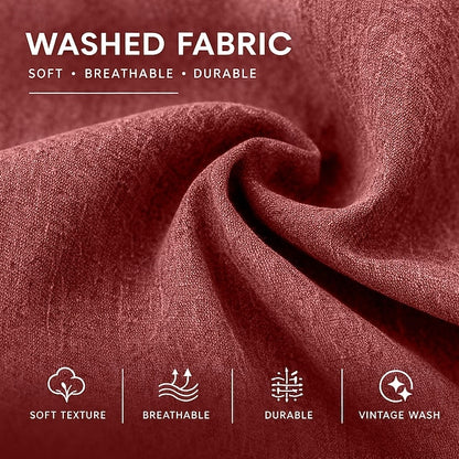 Ανδρικό Πουκάμισο SoftFade™ Casual Πουκάμισο Εργασίας Πουκάμισο Western Κουμπωτό Πουκάμισο Βαμμένο Γαλάζιο Μαύρο Κόκκινο Πράσινο Μακρυμάνικο Μονόχρωμο με Κολάρο Casual Καθημερινό με Μπροστινή Τσέπη Ενδύματα Βαμβακερό
