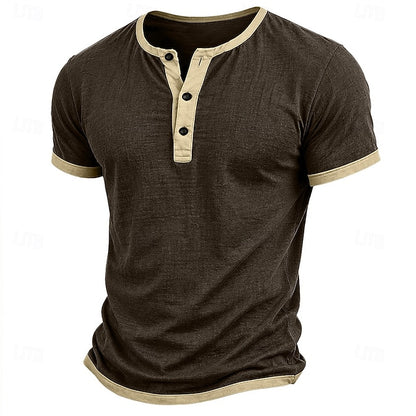 Μπλουζάκι Henley Riviera Color-Block